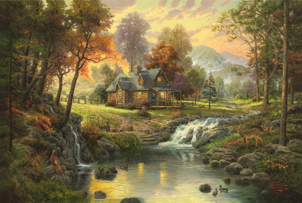 Shop Mountain Retreat From Thomas Kinkade Studios