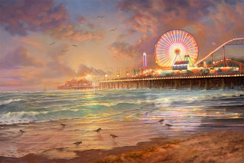 Sunset at Santa Monica Pier