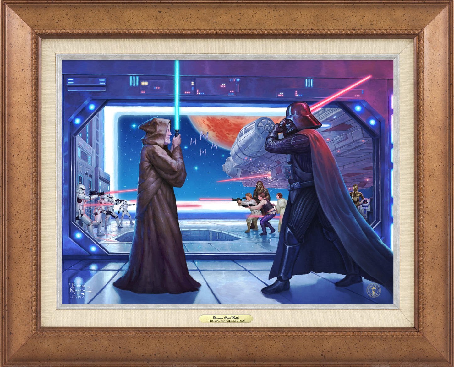 Obi-Wan's™ Final Battle - Canvas Classics