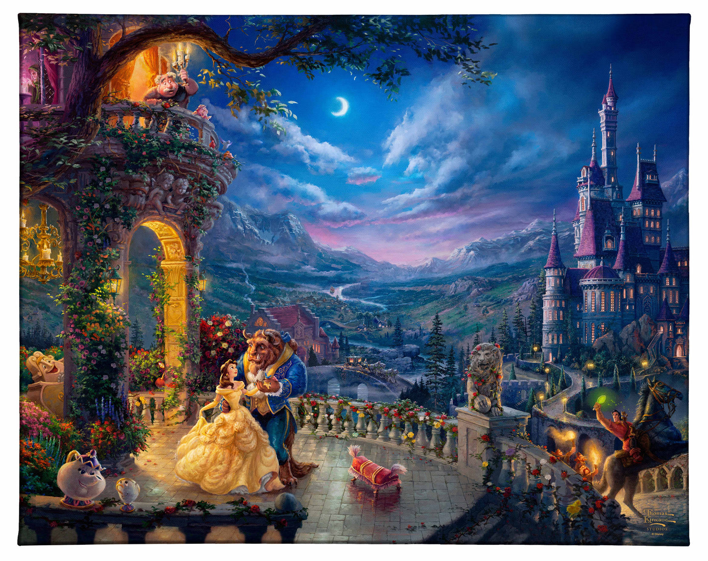 Disney Princess 5-in-1- Gallery Wrapped Canvas Set