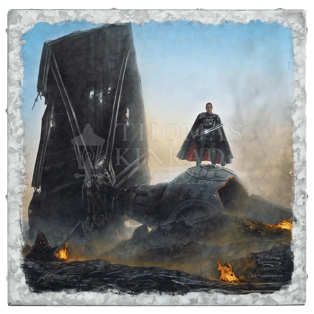 The Mandalorian™ - Undeterred - 14" x 14" Metal Box Art