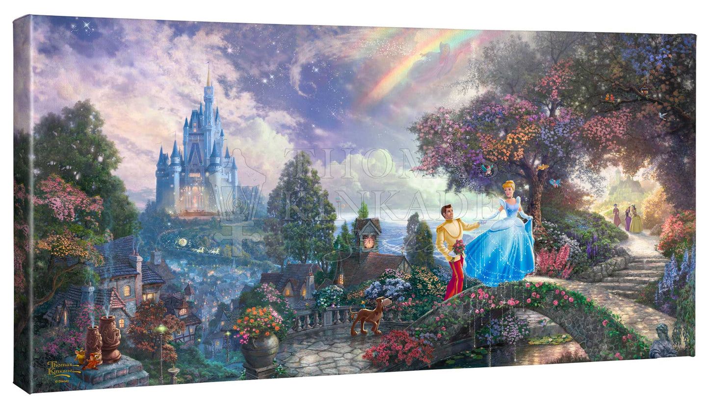 Disney Cinderella Wishes Upon A Dream - 16" x 31" Gallery Wrapped Canvas