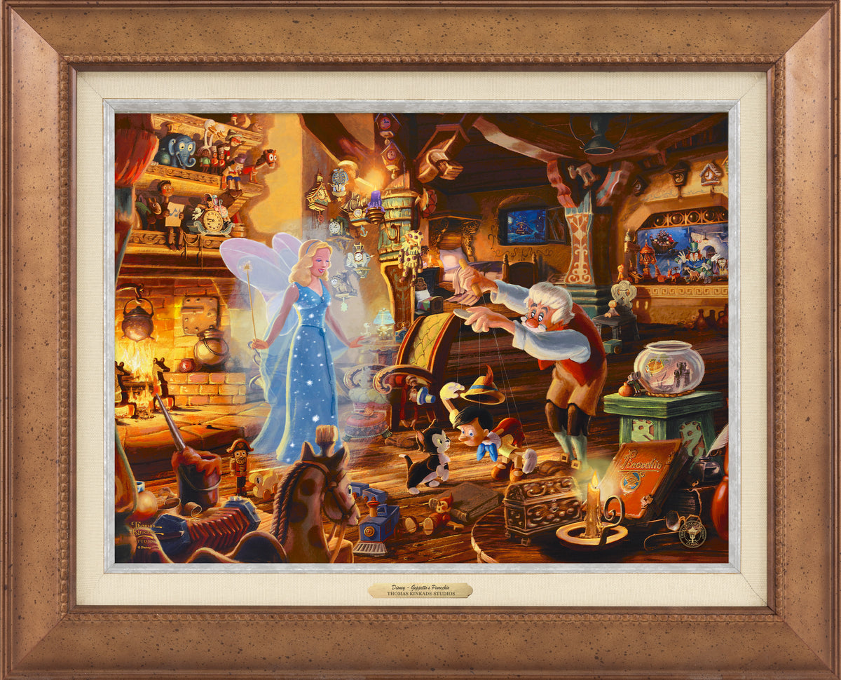 Disney Geppetto's Pinocchio - Canvas Classics