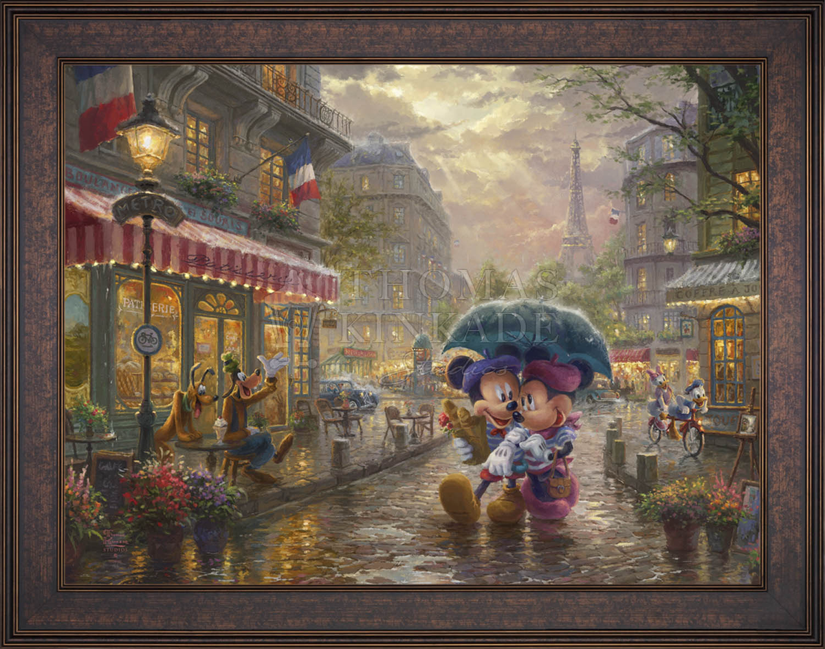 Disney Mickey and Minnie in Paris - Jewel Edition Art