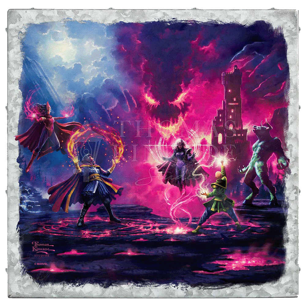 Doctor Strange vs. The Dark Despot - 14" x 14" Metal Box Art