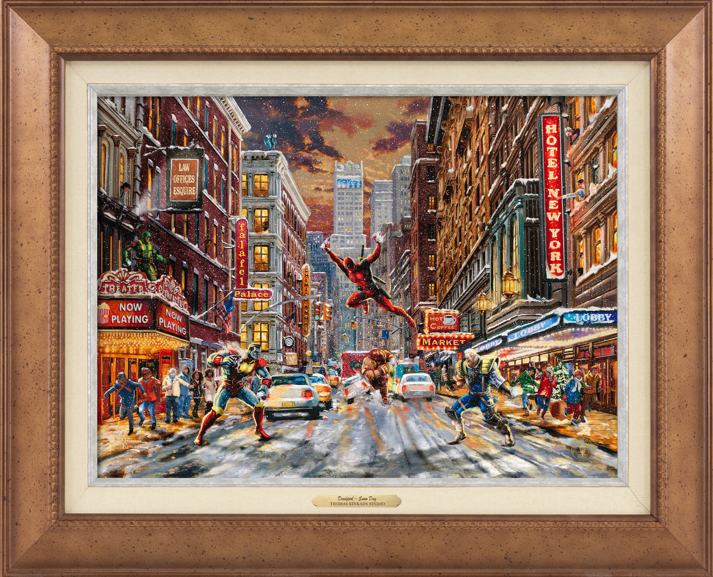 Deadpool - Snow Day - Canvas Classics