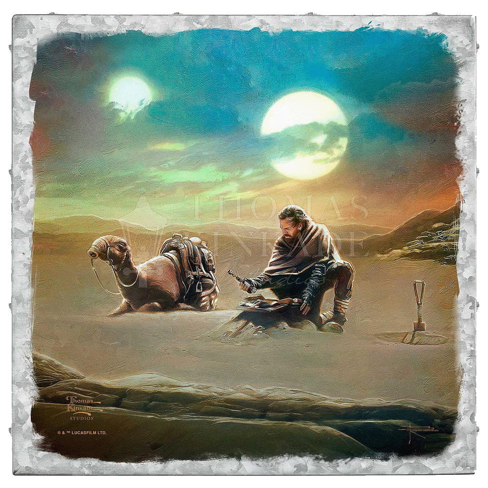 Obi-Wan Kenobi™ - Returning to His Past - 14" x 14" Metal Box Art
