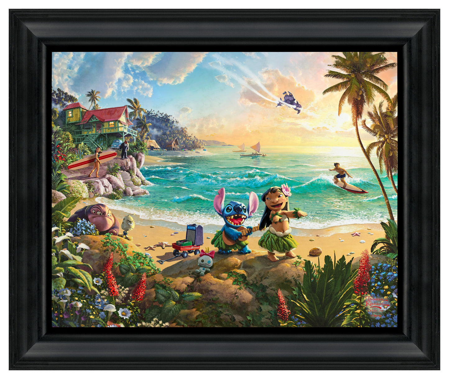 Disney Lilo & Stitch - 16" x 20" Brushstroke Vignette