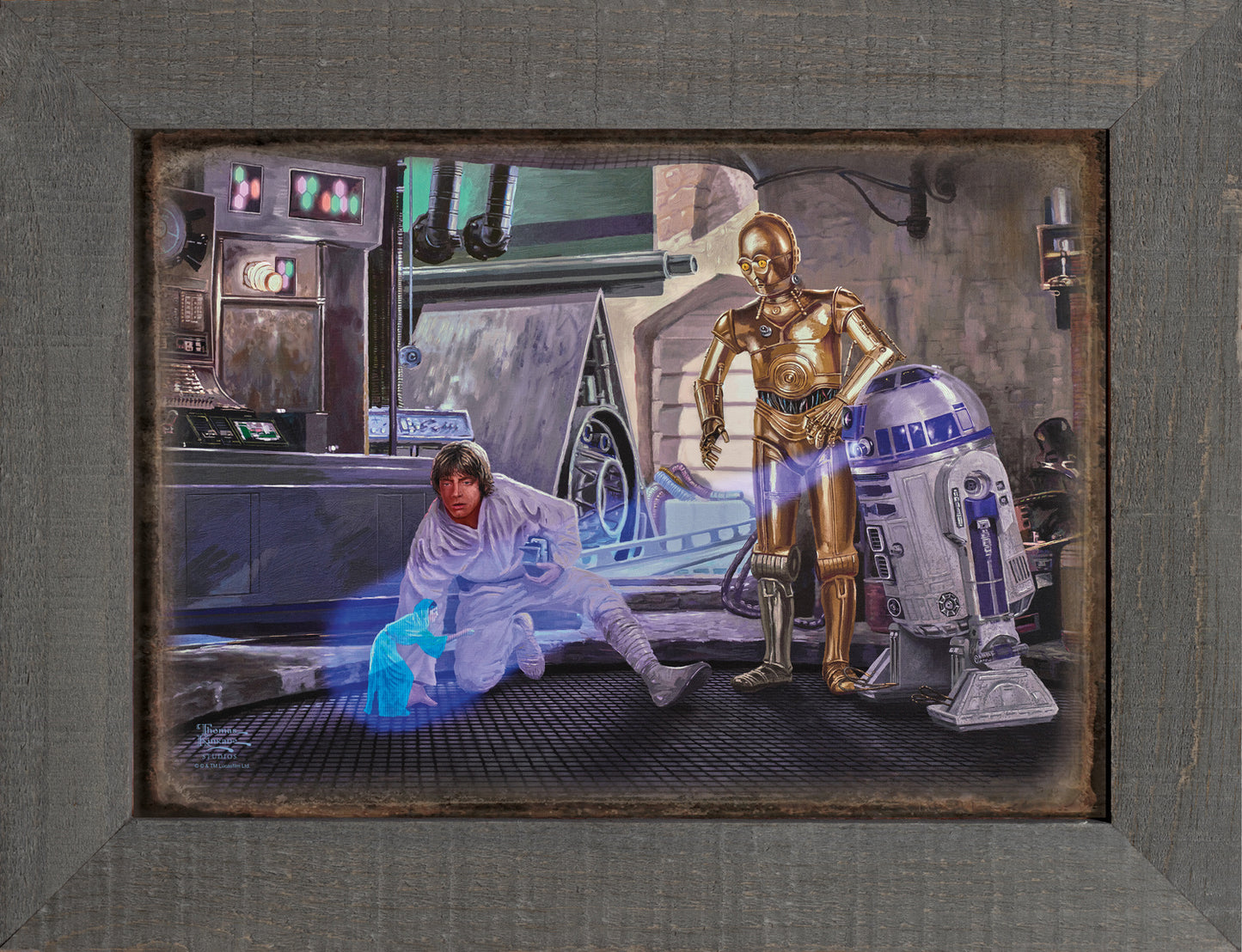 You're My Only Hope - 12.5" x 16" Framed Metal Print