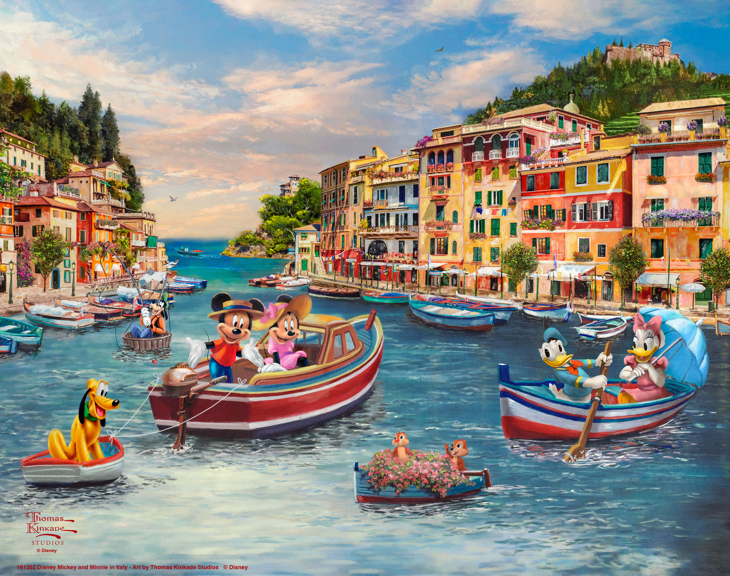 Disney Mickey and Minnie in Italy - Art Prints