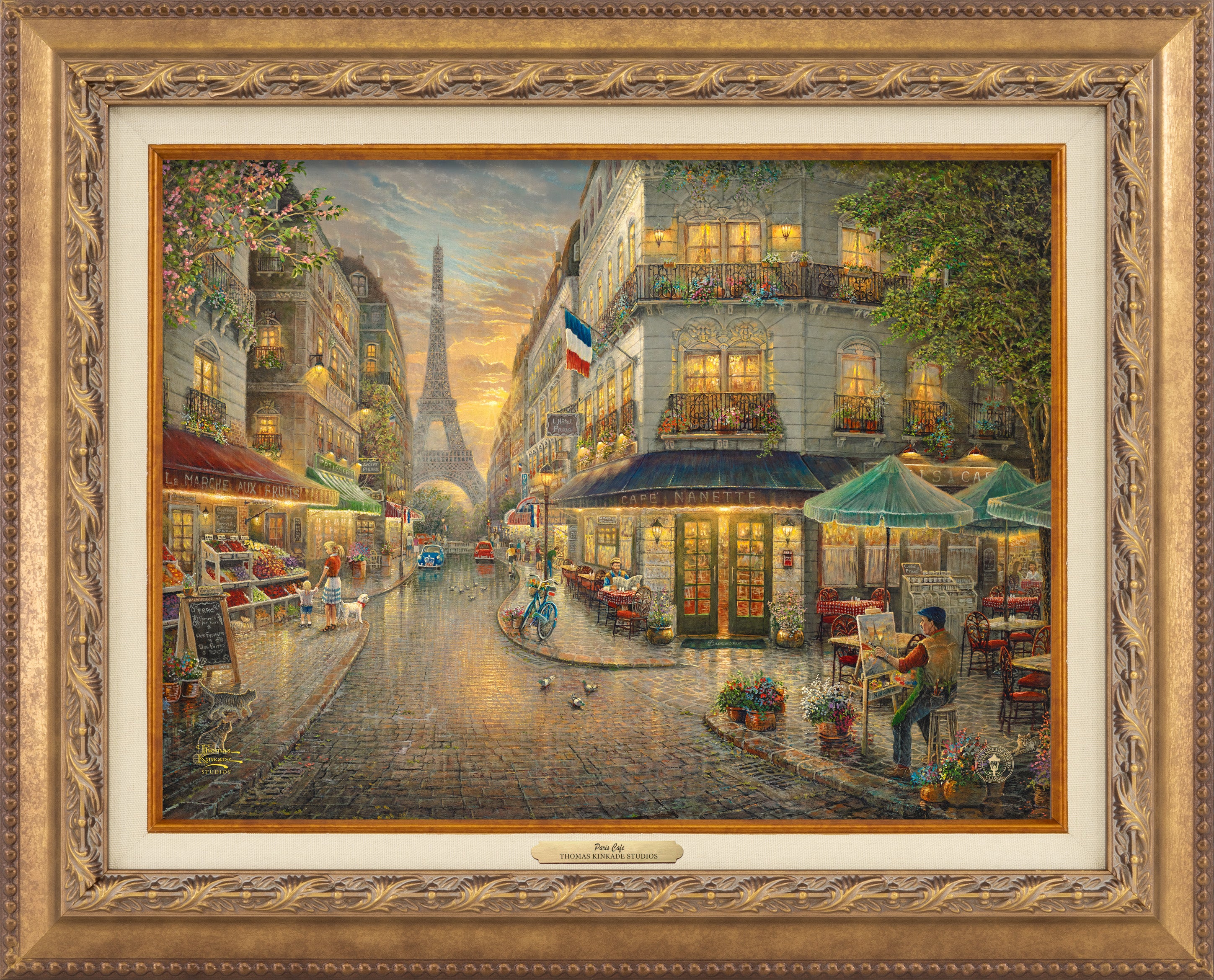 Shop Paris Cafe - Canvas Classics Wall Art From Thomas Kinkade Studios