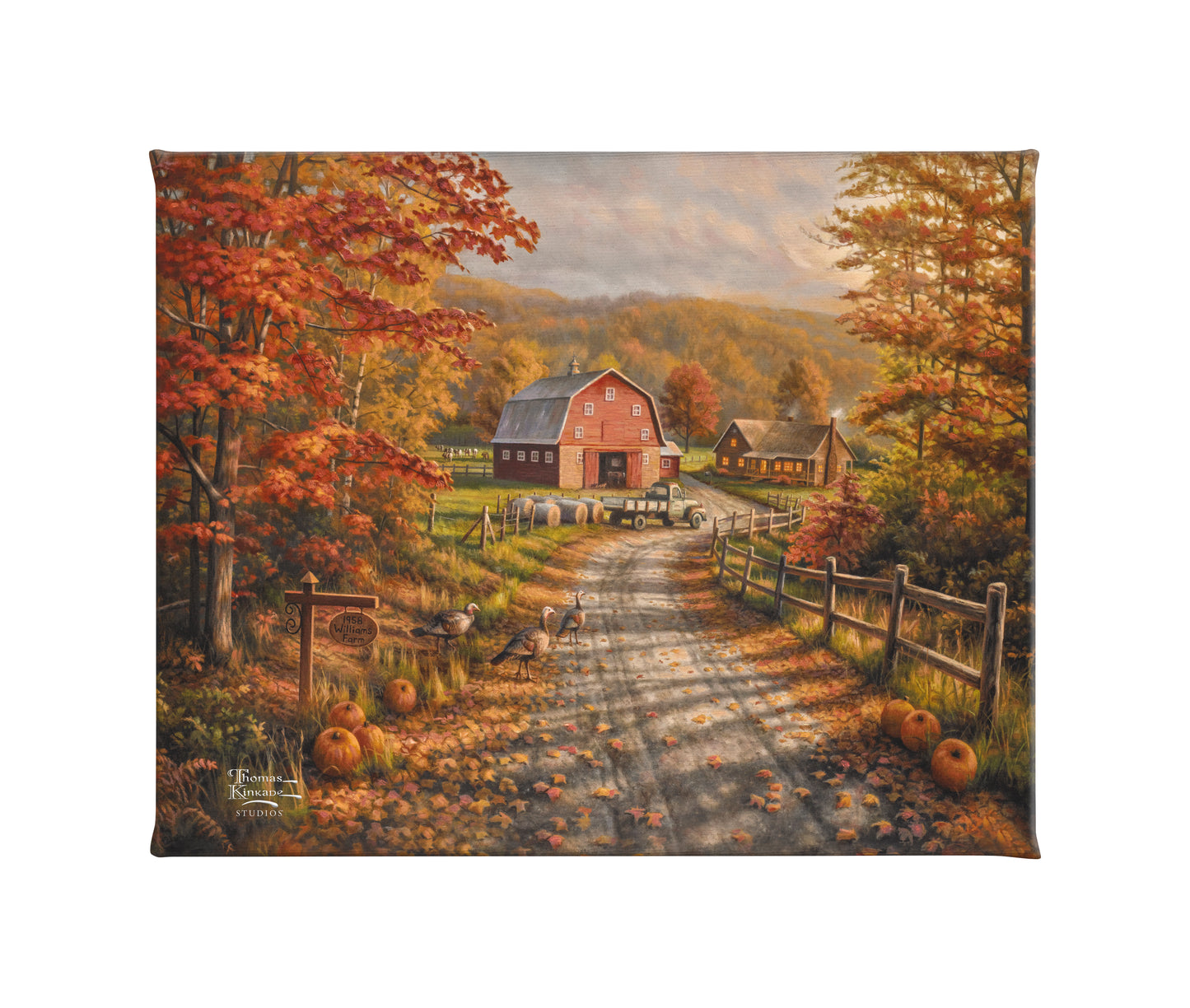 Late Afternoon on the Farm 8" x 10" Gallery Wrapped Canvas