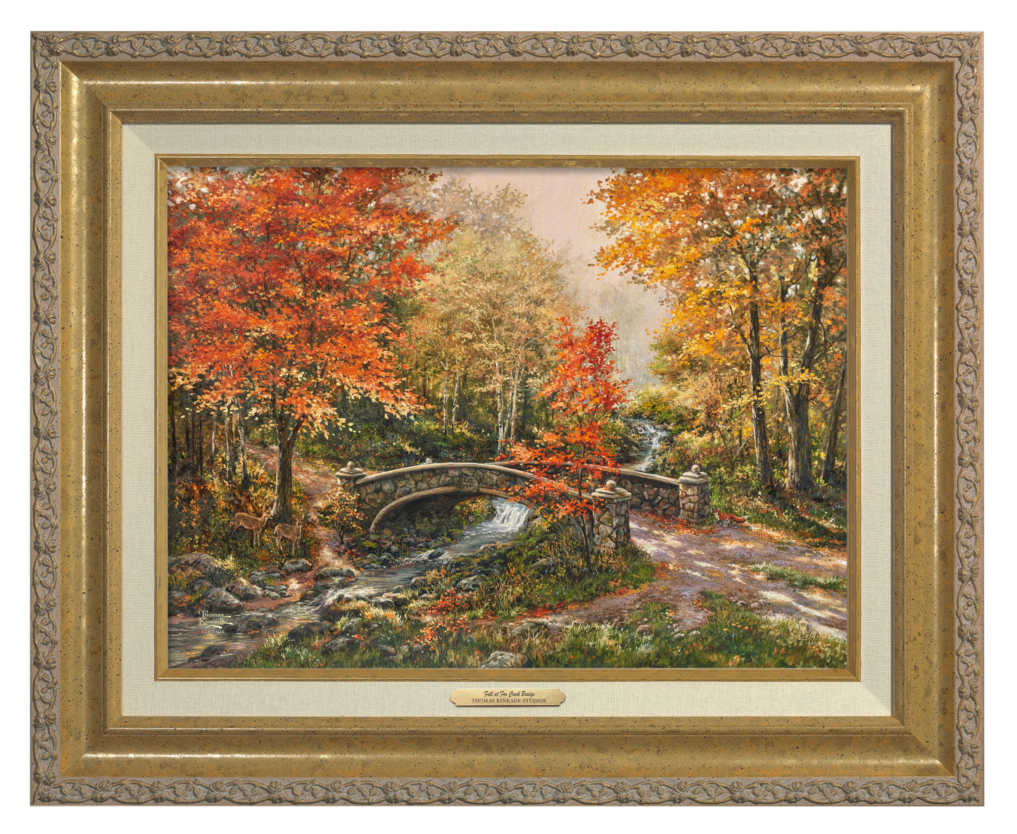 Fall at Fox Creek Bridge - Canvas Classics