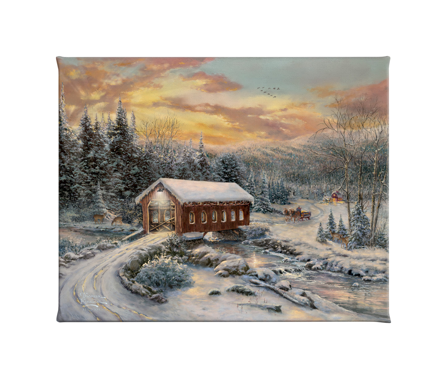 A Winter's Calm - 8" x 10" Gallery Wrapped Canvas