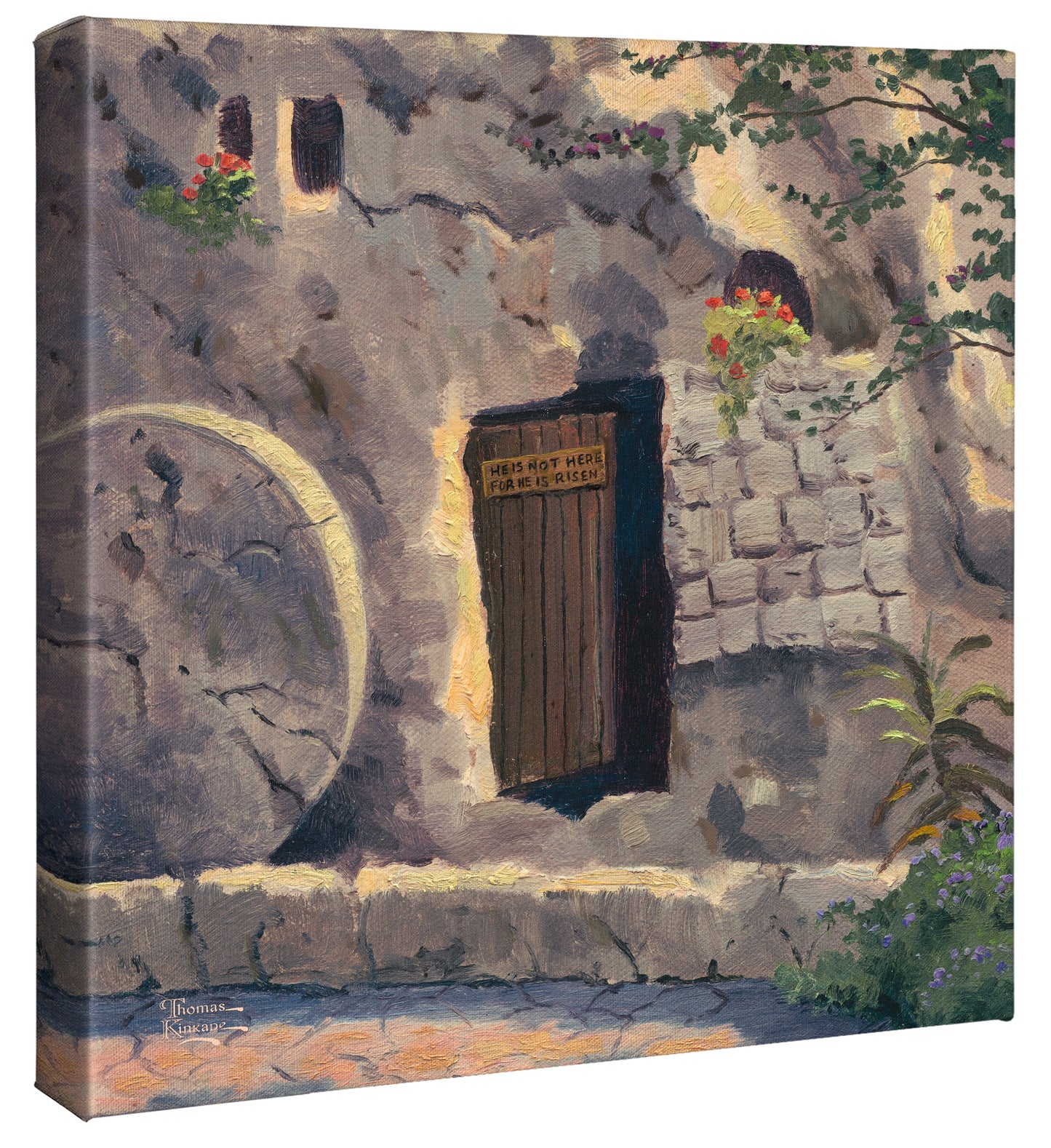 The Garden Tomb - 14" x 14" Gallery Wrapped Canvas