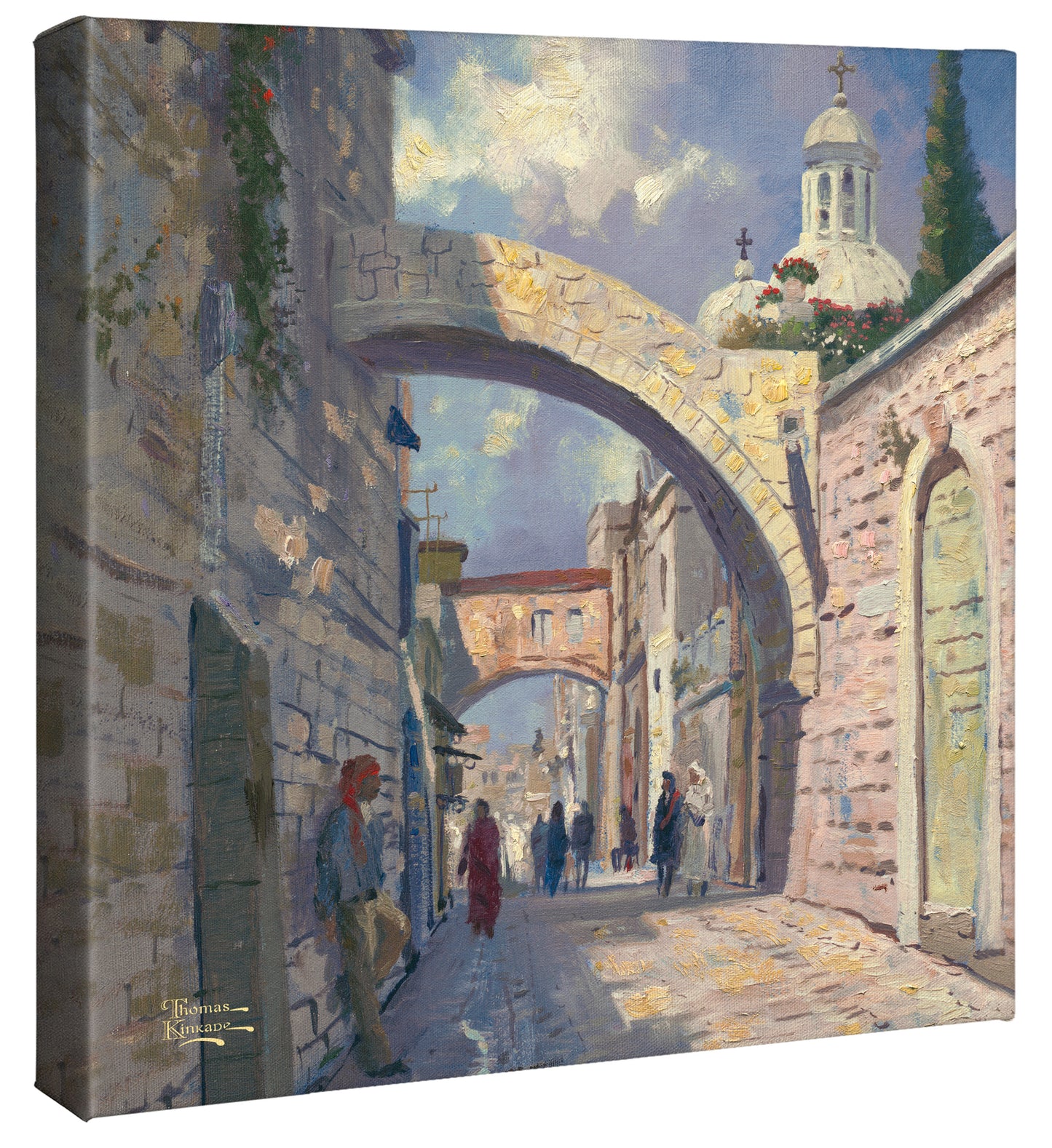 Via Dolorosa - 14" x 14" Gallery Wrapped Canvas