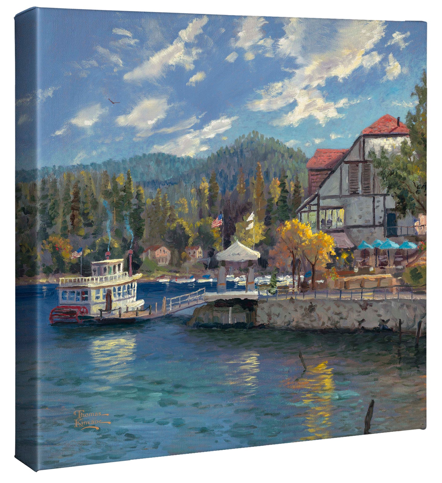 Lake Arrowhead - 14" x 14" Gallery Wrapped Canvas
