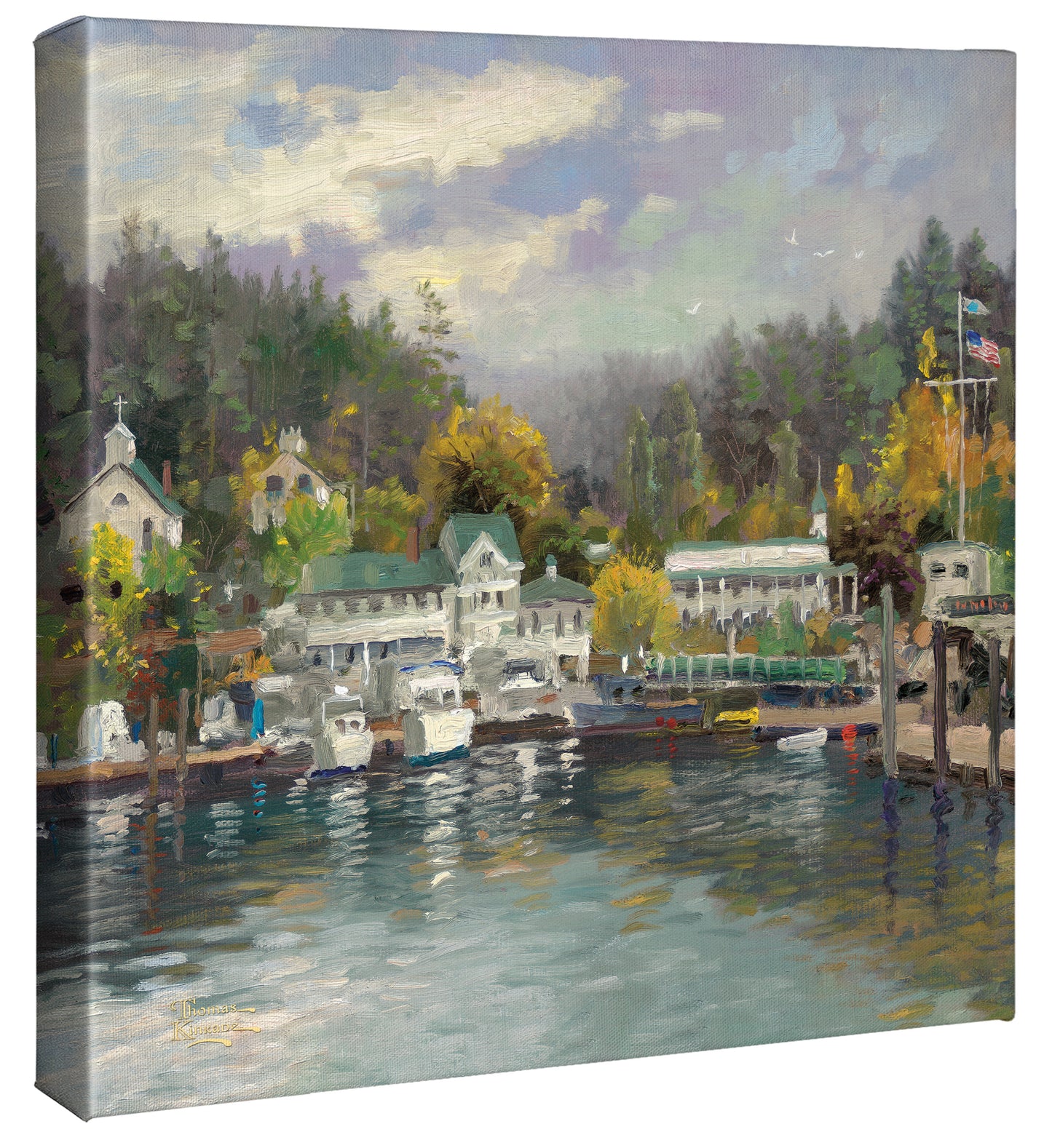 Roche Harbor - 14" x 14" Gallery Wrapped Canvas