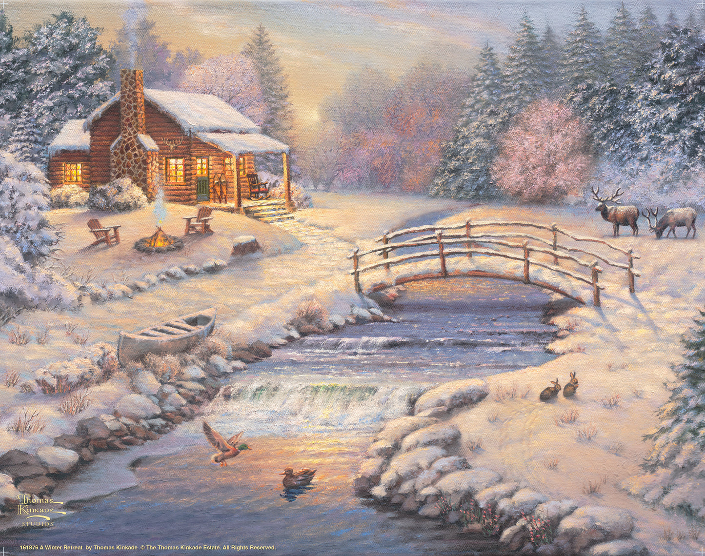 A Winter Retreat - Art Prints