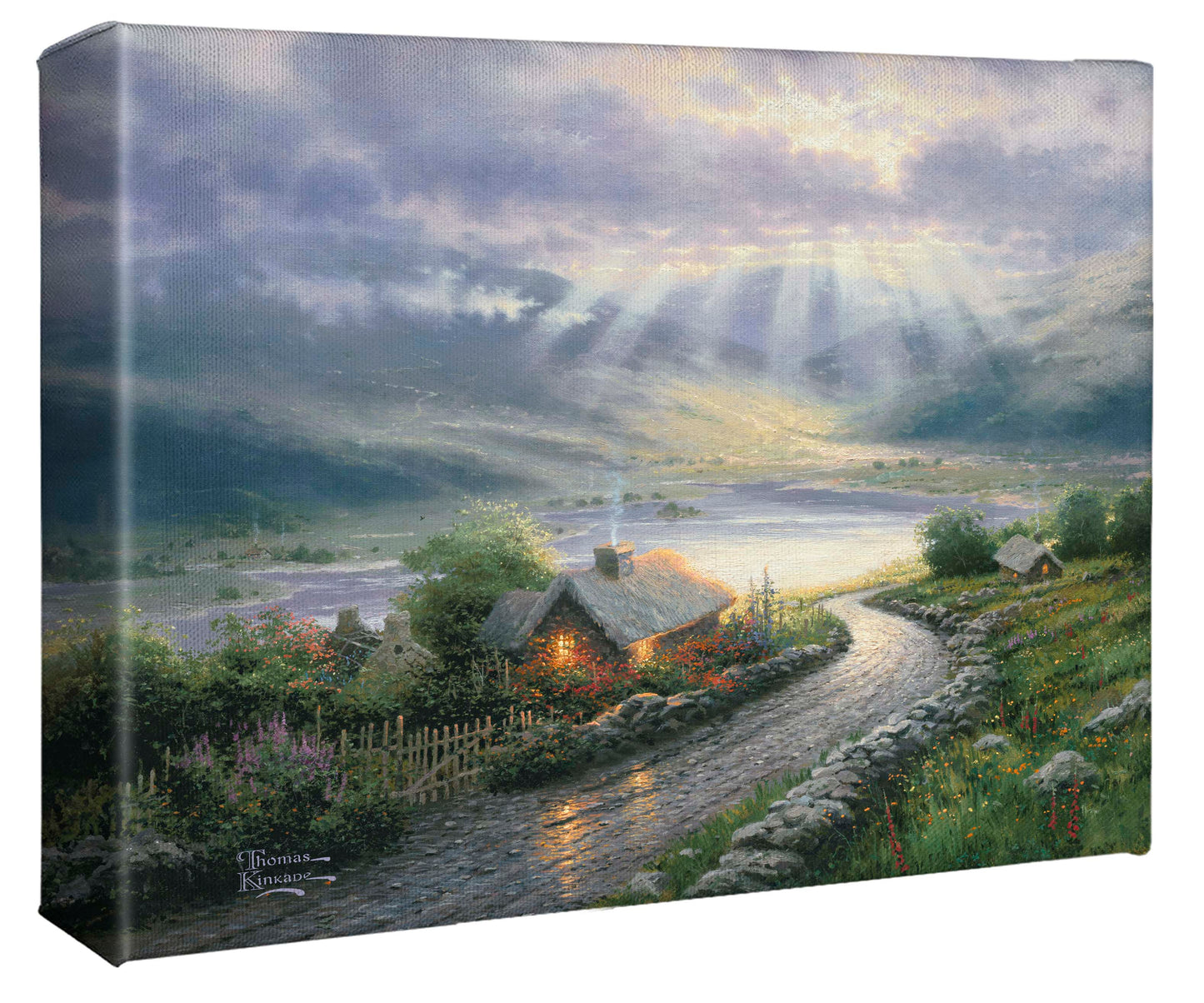 Emerald Isle Cottage - 8" x 10" Gallery Wrapped Canvas