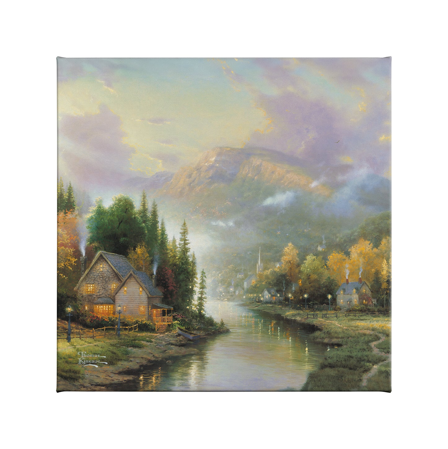 Simpler Times - 14" x 14" Gallery Wrapped Canvas