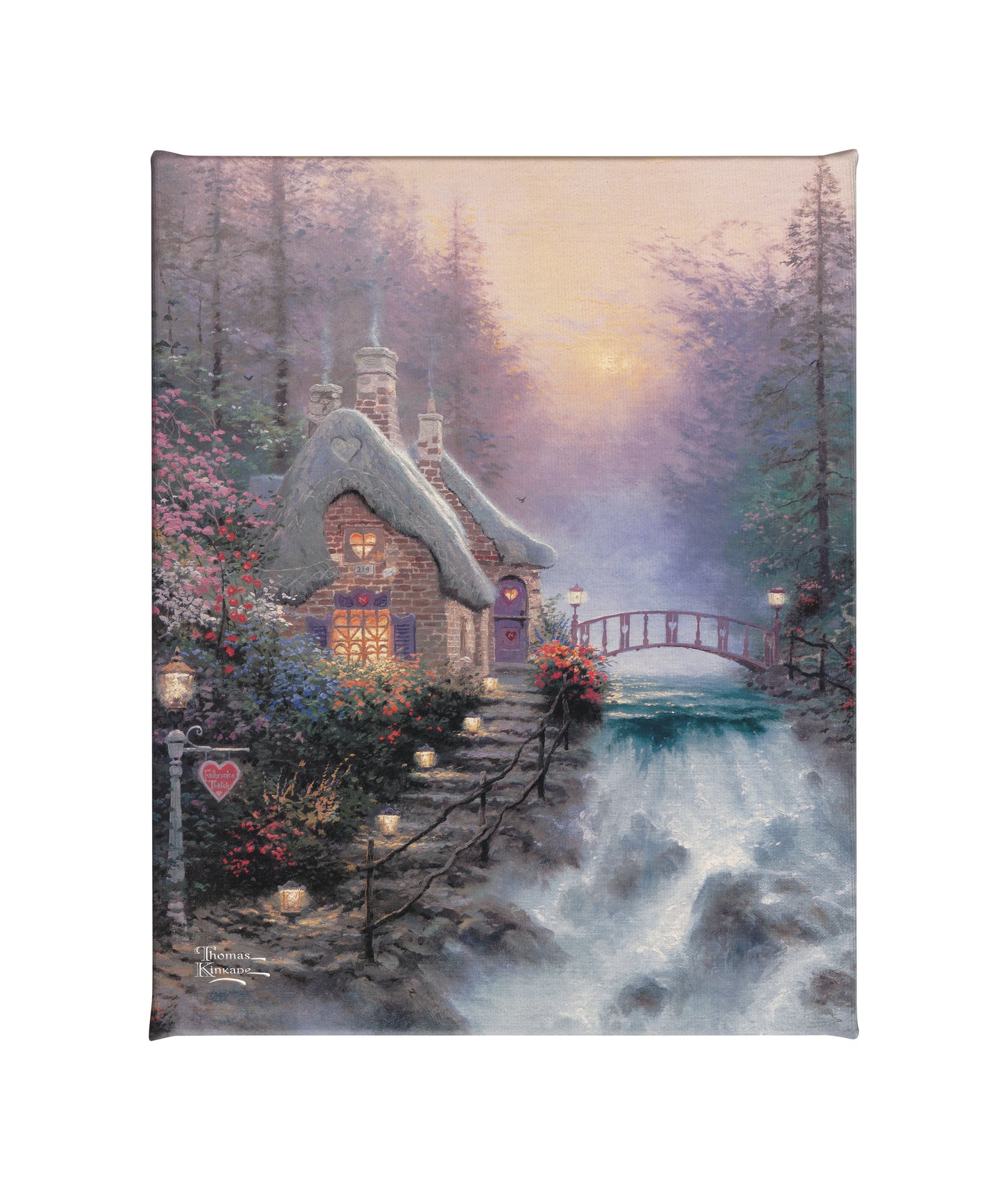 Sweetheart Cottage II - 8" x 10" Gallery Wrapped Canvas