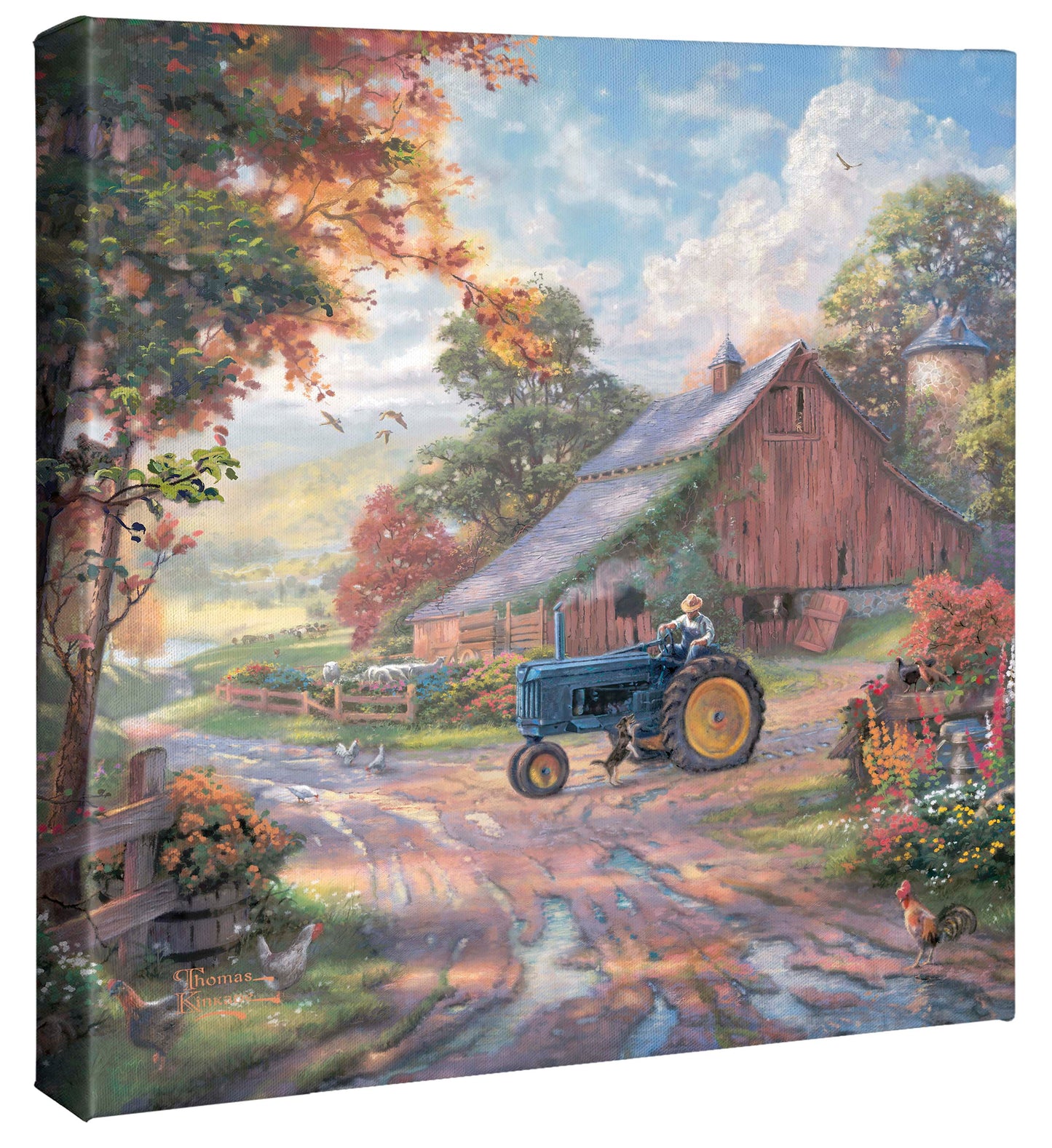 Summer's Heritage - 14" x 14" Gallery Wrapped Canvas