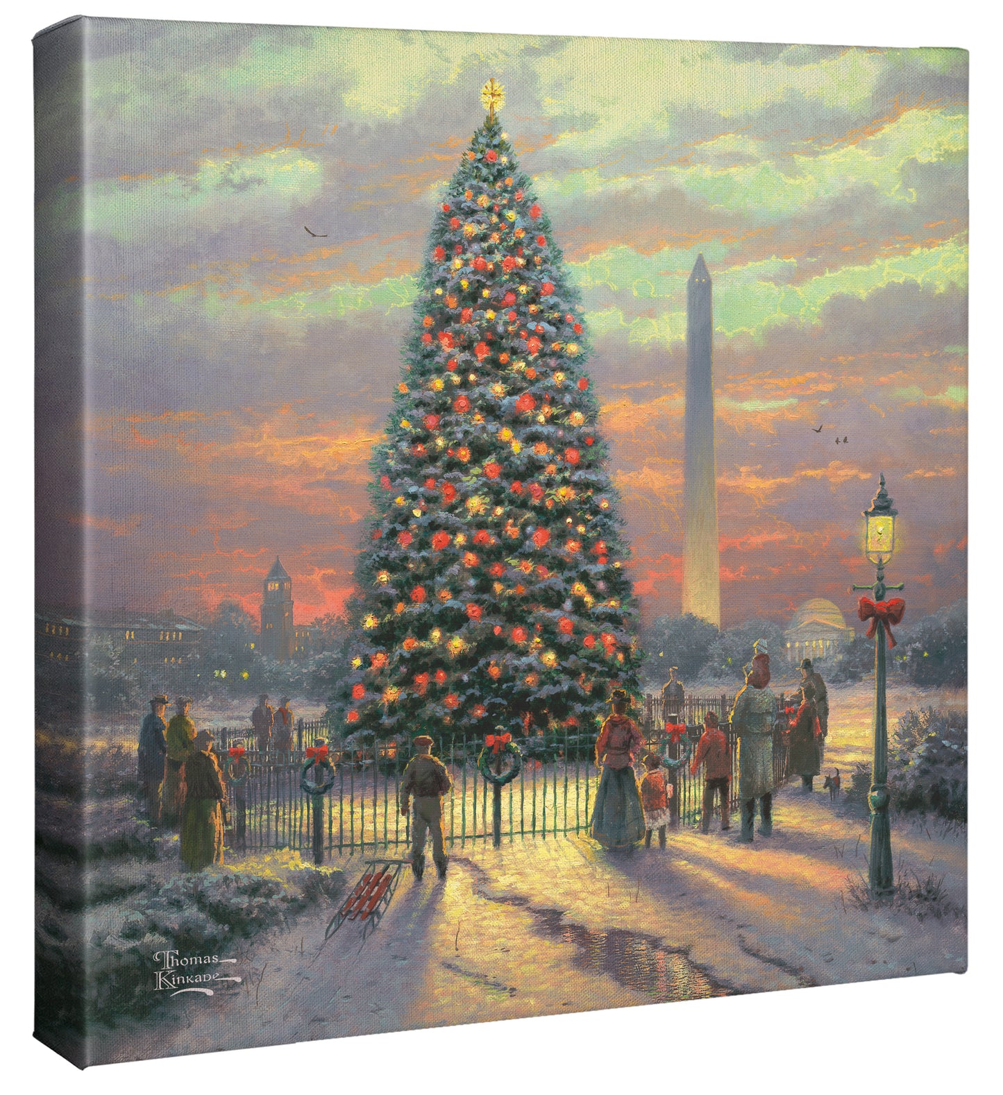 Symbols of Freedom - 14" x 14" Gallery Wrapped Canvas