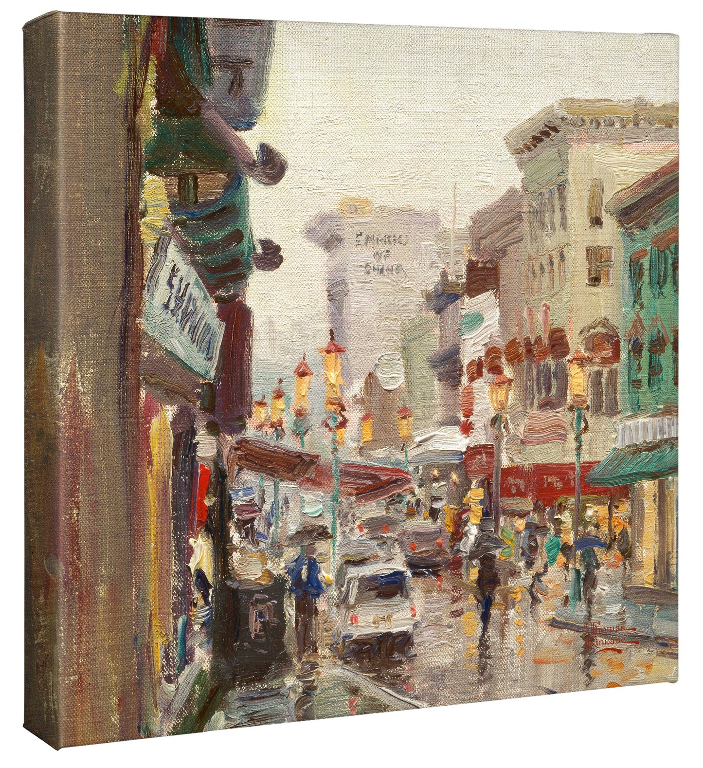 Chinatown, San Francisco - 14" x 14" Gallery Wrapped Canvas
