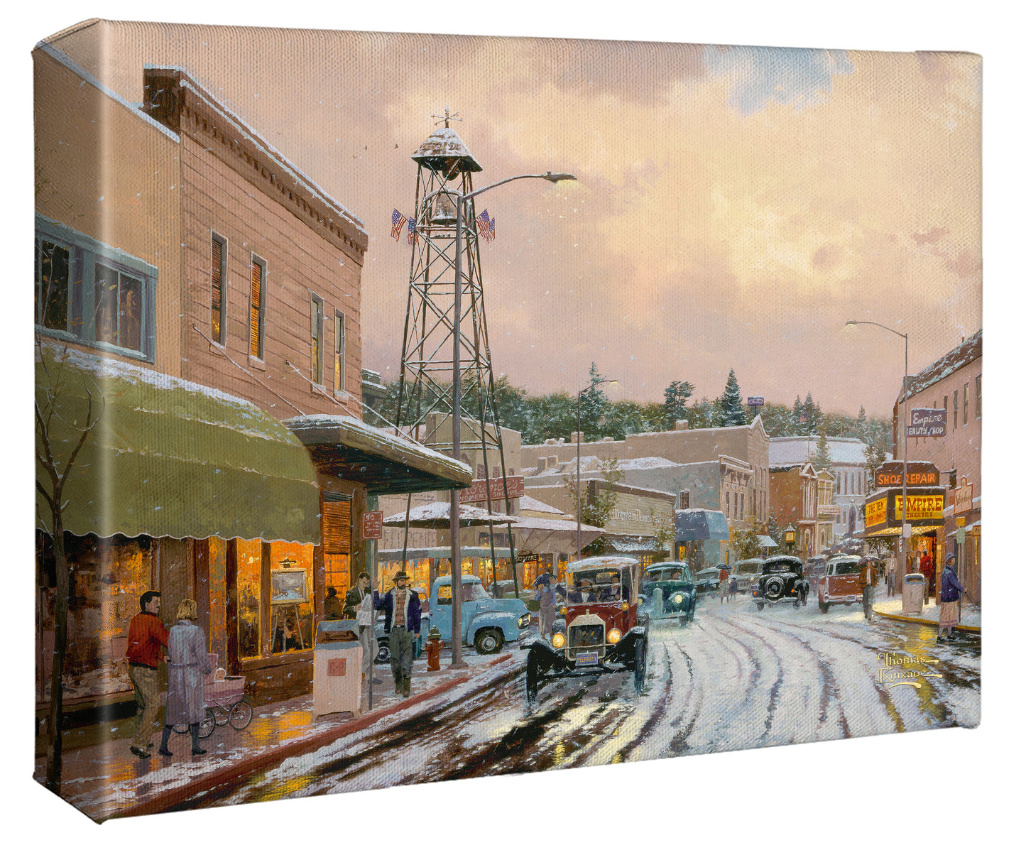 Main Street Matinee - 8" x 10" Gallery Wrapped Canvas
