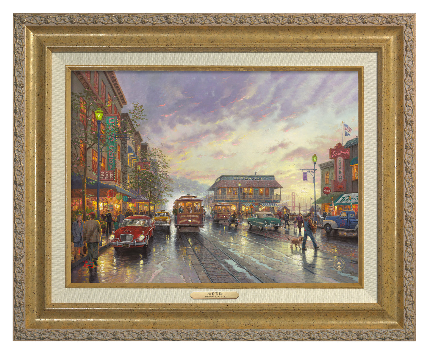 City by the Bay, Sunset on Fisherman's Wharf, San Francisco - Canvas Classics