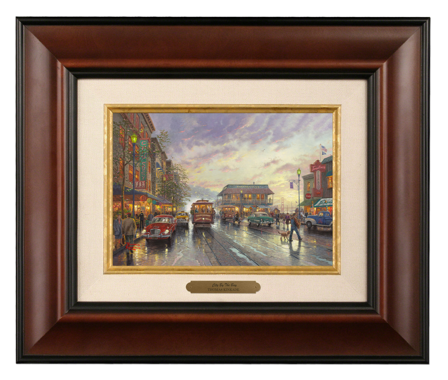 City by the Bay, Sunset on Fisherman's Wharf, San Francisco - Brushworks