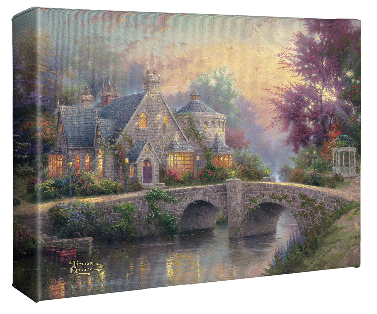 Lamplight Manor - 8" x 10" Gallery Wrapped Canvas