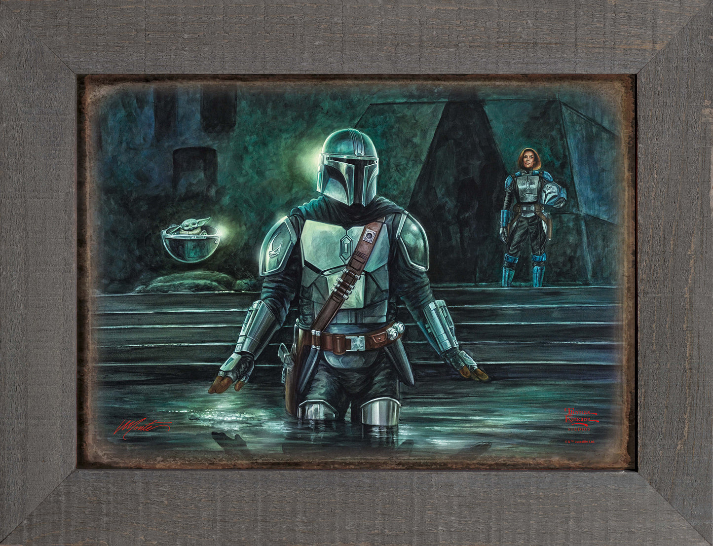 The Mandalorian™ - This is the Way - 12.5" x 16" Framed Metal Print