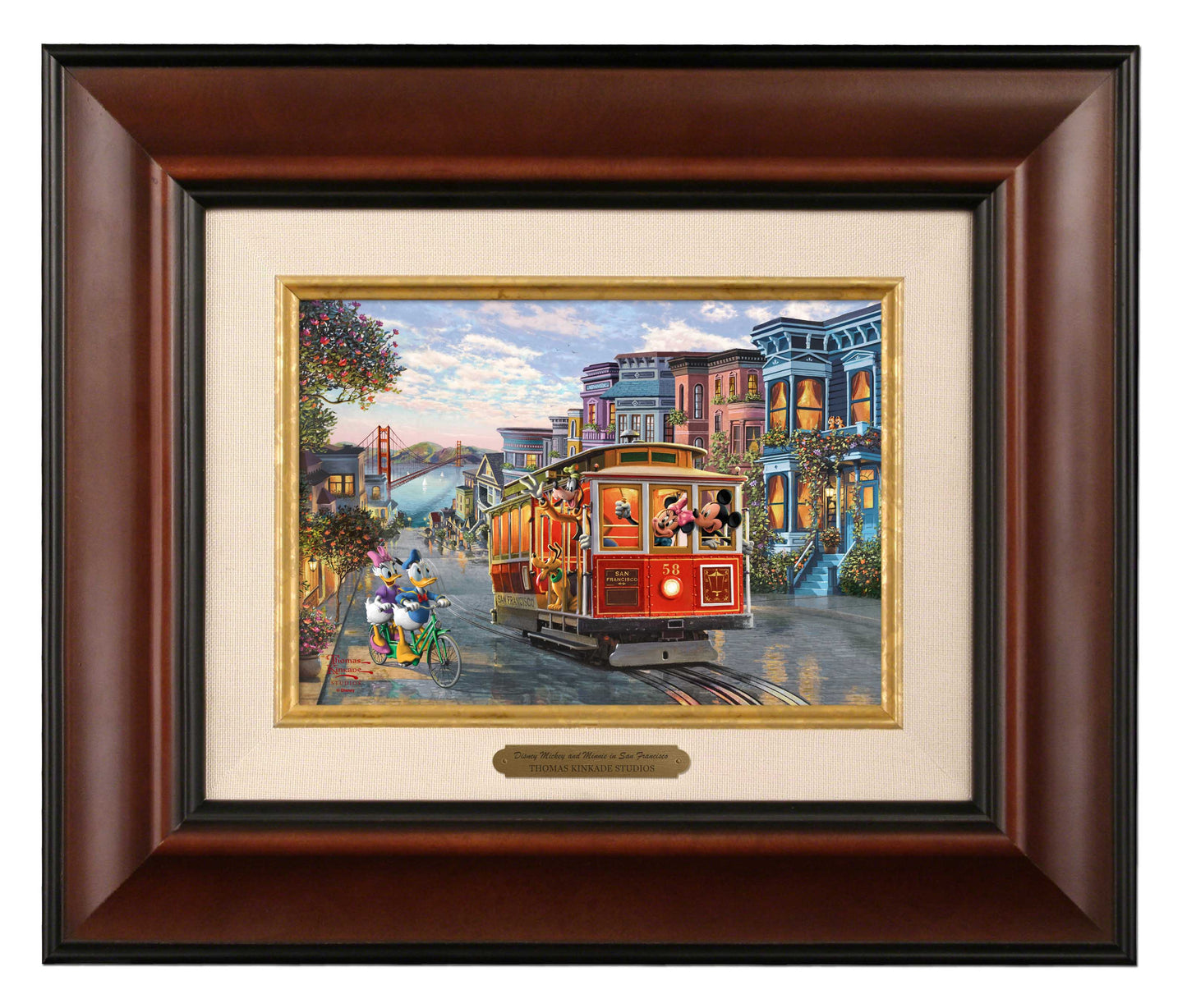 Disney Mickey and Minnie in San Francisco - Brushworks