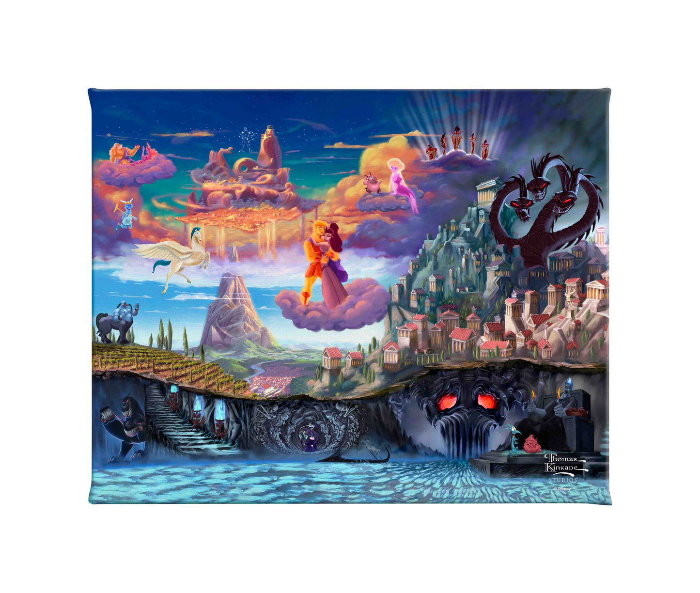Disney Hercules - 8" x 10" Gallery Wrapped Canvas