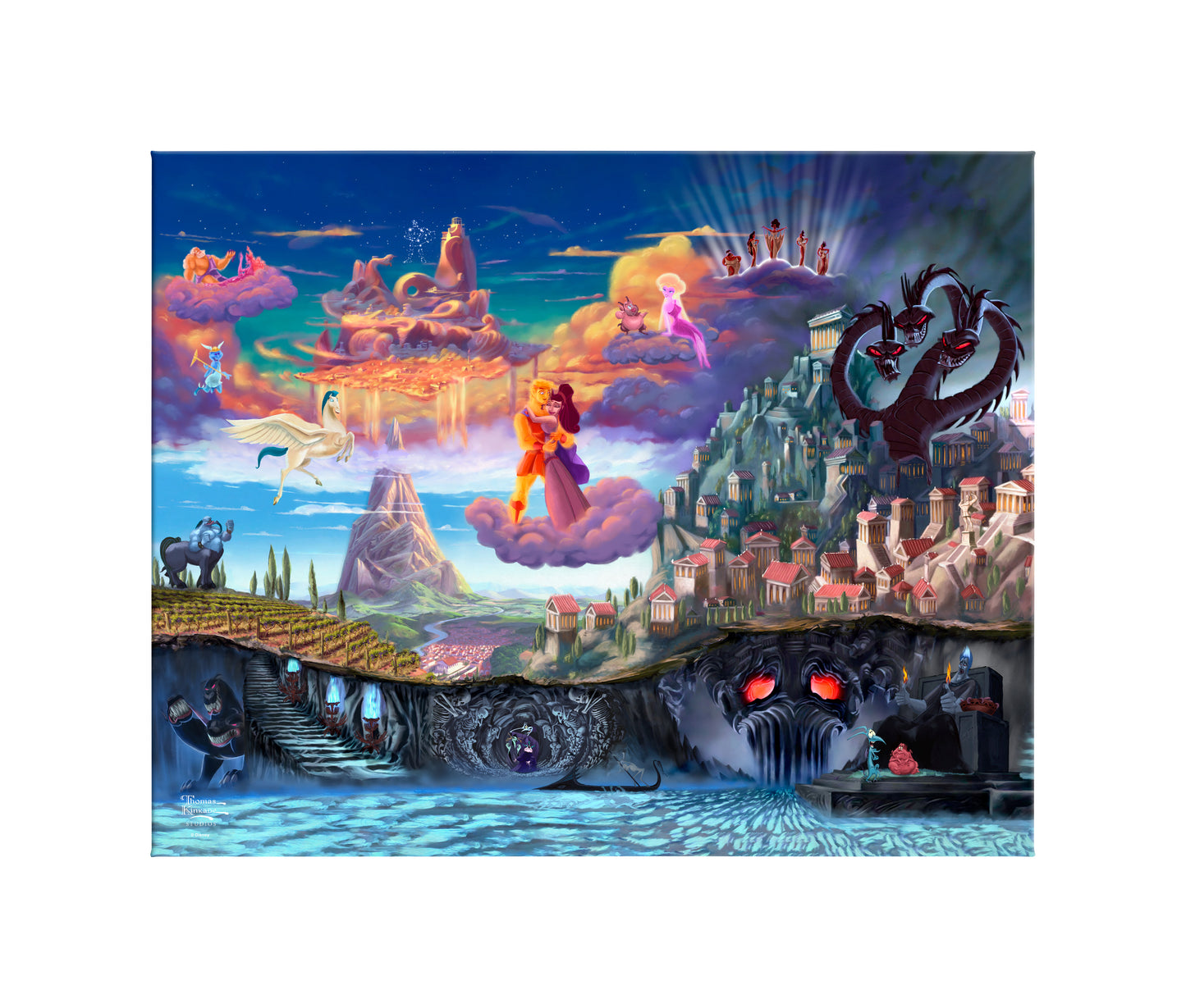 Disney Hercules - 24" x 30" Gallery Wrapped Canvas