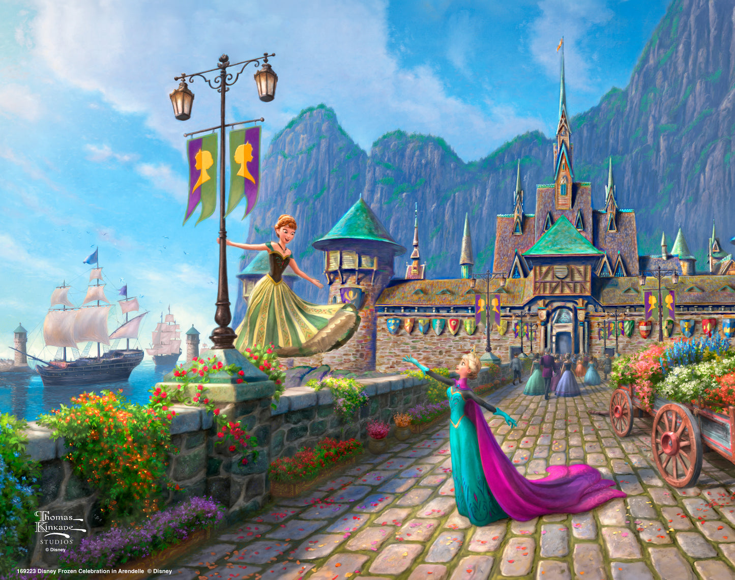 Disney Frozen Celebration in Arendelle - Art Prints