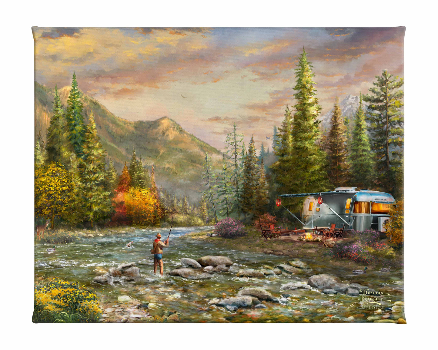 Living the Dream Airstream® I - 8" x 10" Gallery Wrapped Canvas