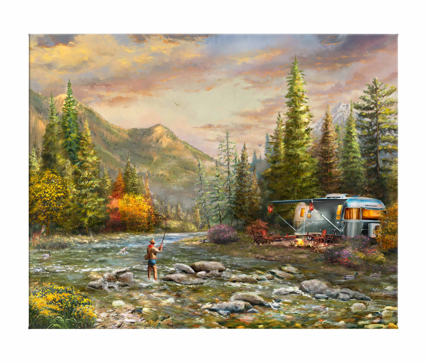 Living the Dream Airstream® I - 24" x 30" Gallery Wrapped Canvas