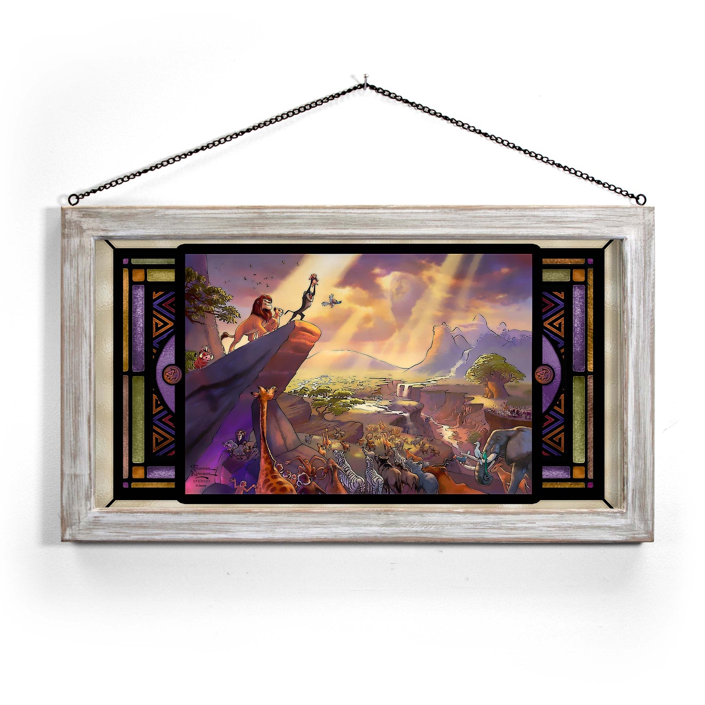 Disney The Lion King - 13" x 23" Stained Glass Art