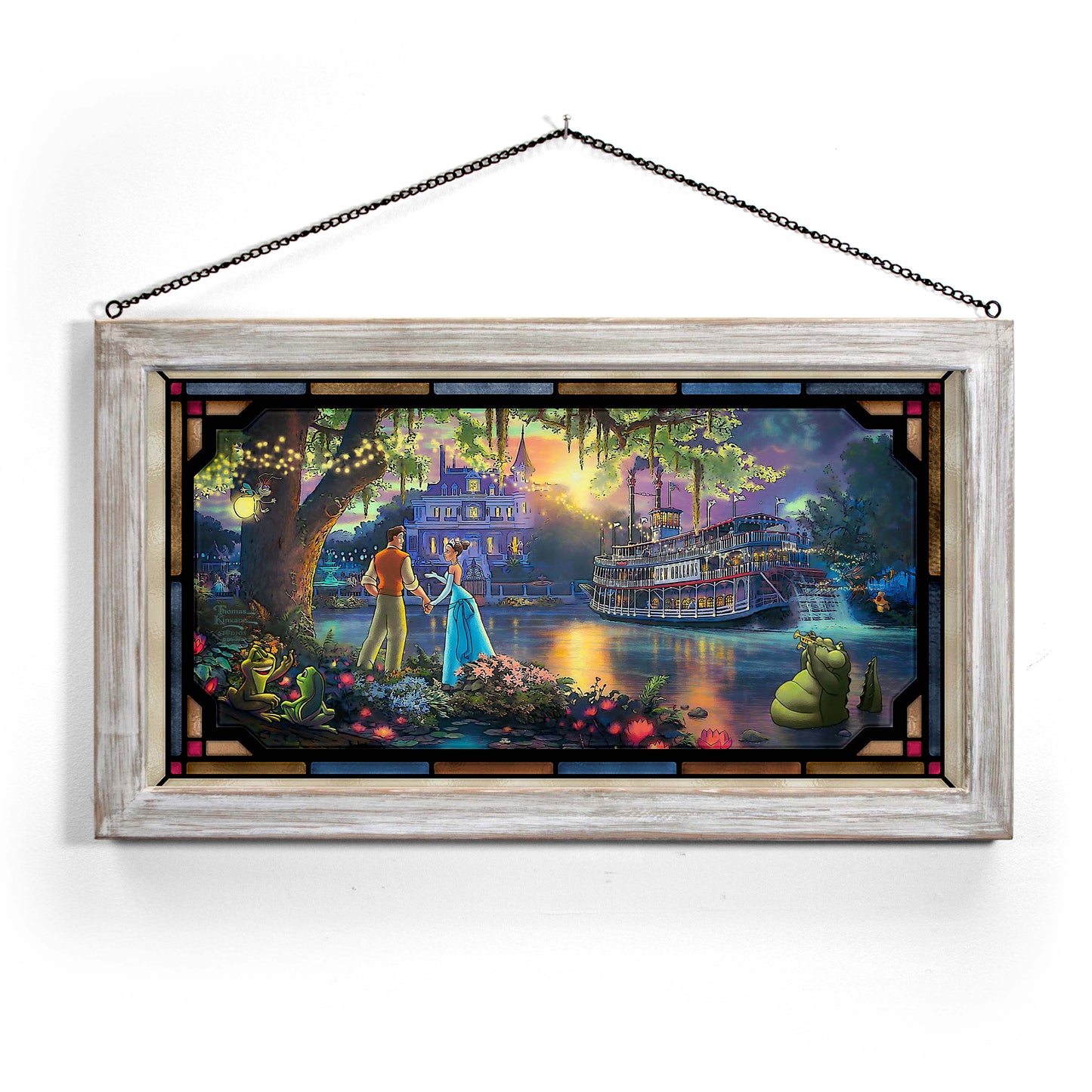 Disney The Princess and the Frog - 13" x 23" Stained Glass Art