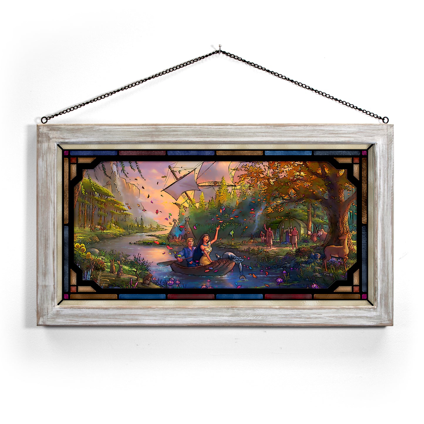 Disney Pocahontas - 13" x 23" Stained Glass Art