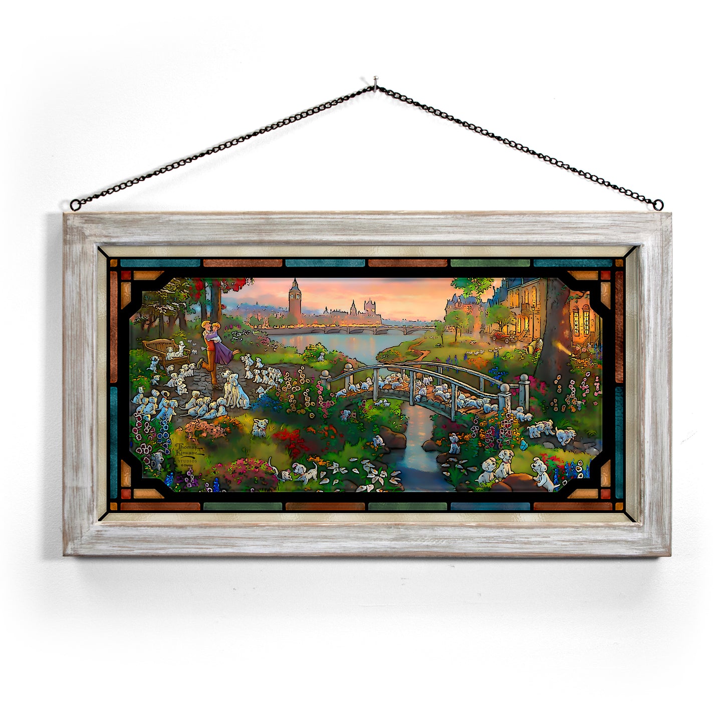 Disney 101 Dalmatians - 13" x 23" Stained Glass Art