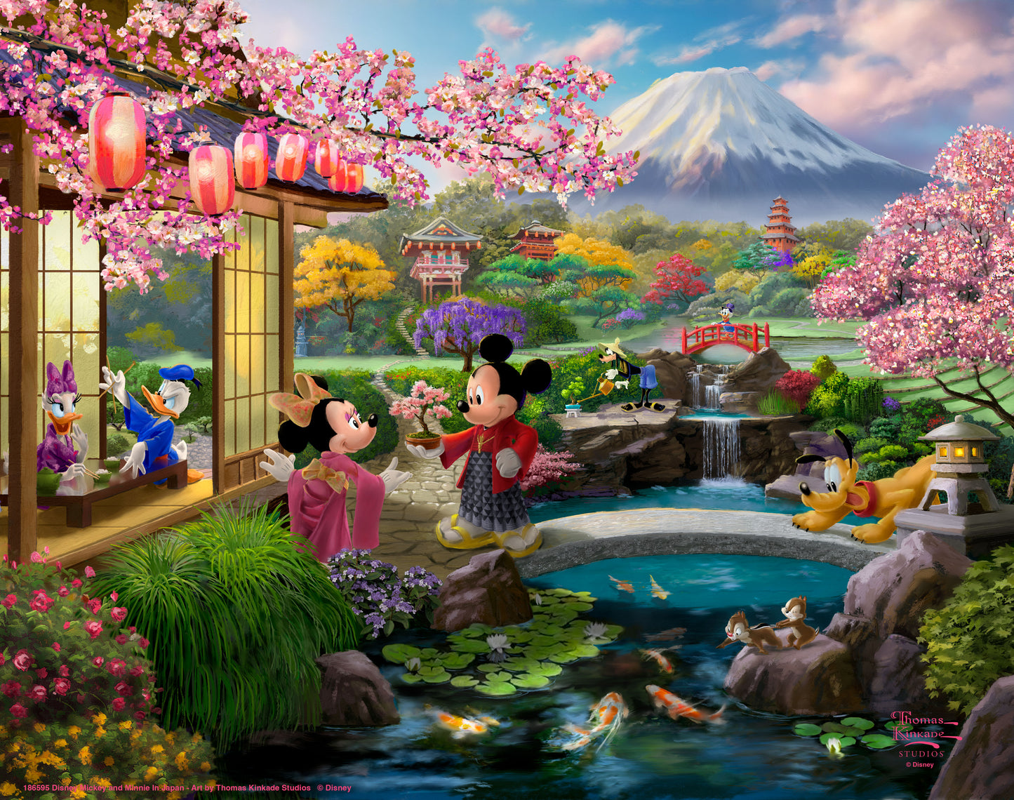 Disney Mickey and Minnie in Japan - Art Prints
