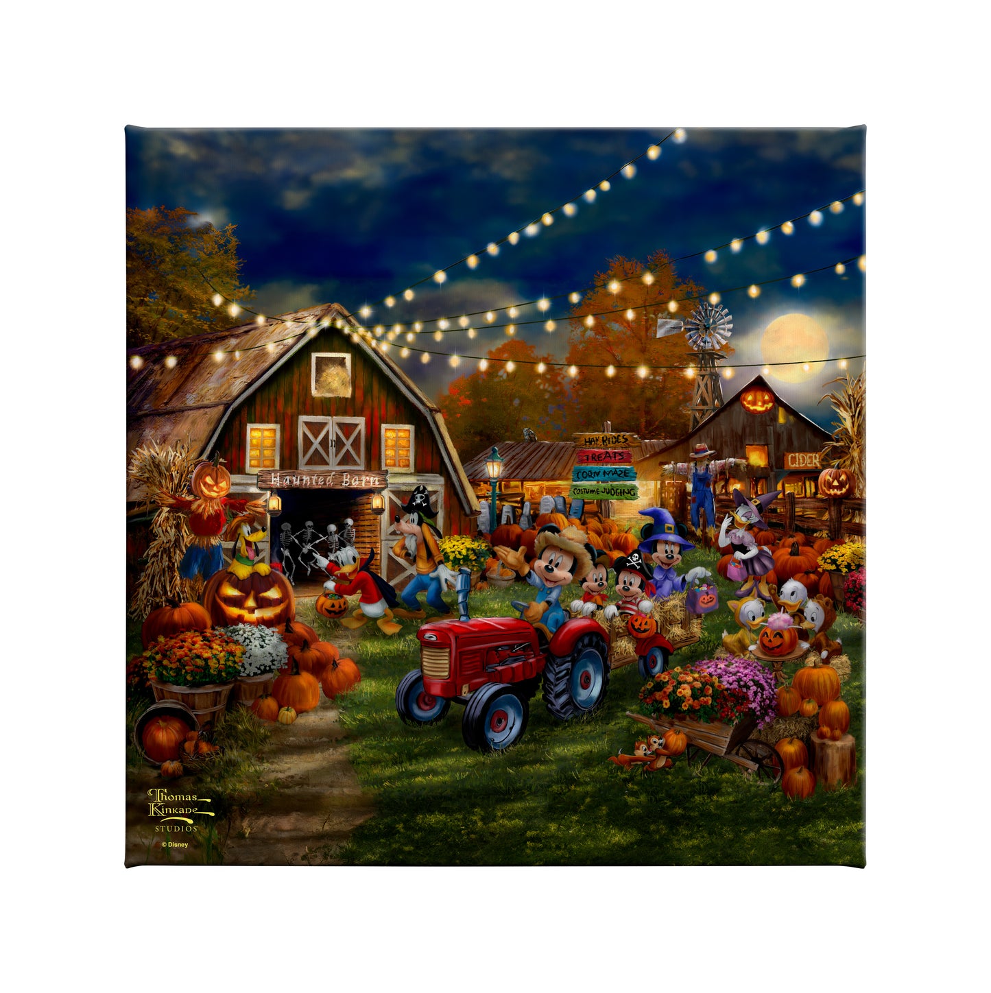 186605_CGW Disney Mickey and Minnie Pumpkin Festival 14X14 Gallery Wrap Canvas F.jpg