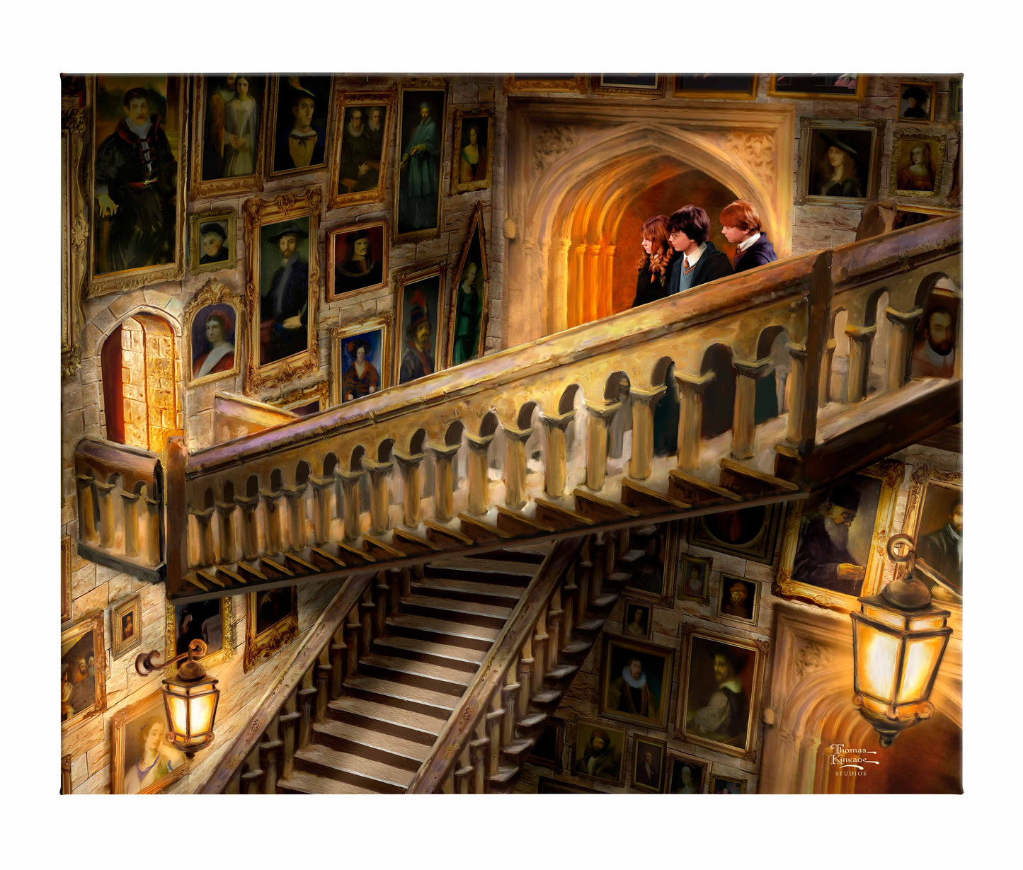 Harry Potter™ Grand Staircase - 24" x 30" Gallery Wrap Canvas