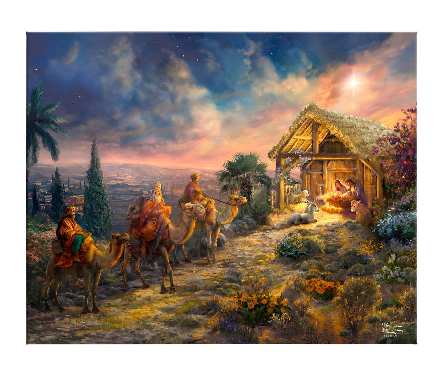 Away in the Manger - 24" x 30" Gallery Wrapped Canvas