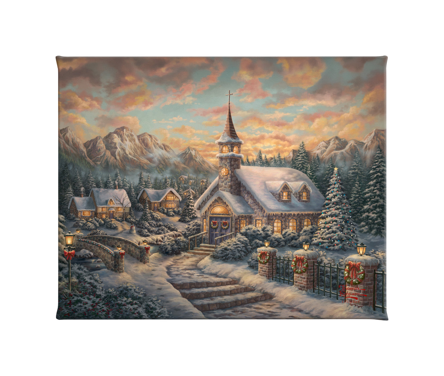 Christmas Service - 8" x 10" Gallery Wrapped Canvas