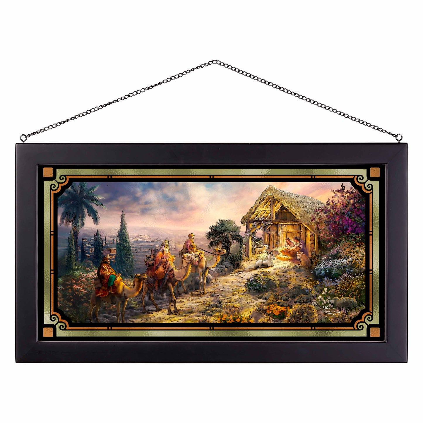 Away in the Manger - Stained Glass Art